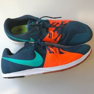 Nike Zoom Rival waffle running shoe blue orange 13